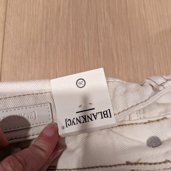 Cream Denim Maxi Skirt - Picture 7 of 9